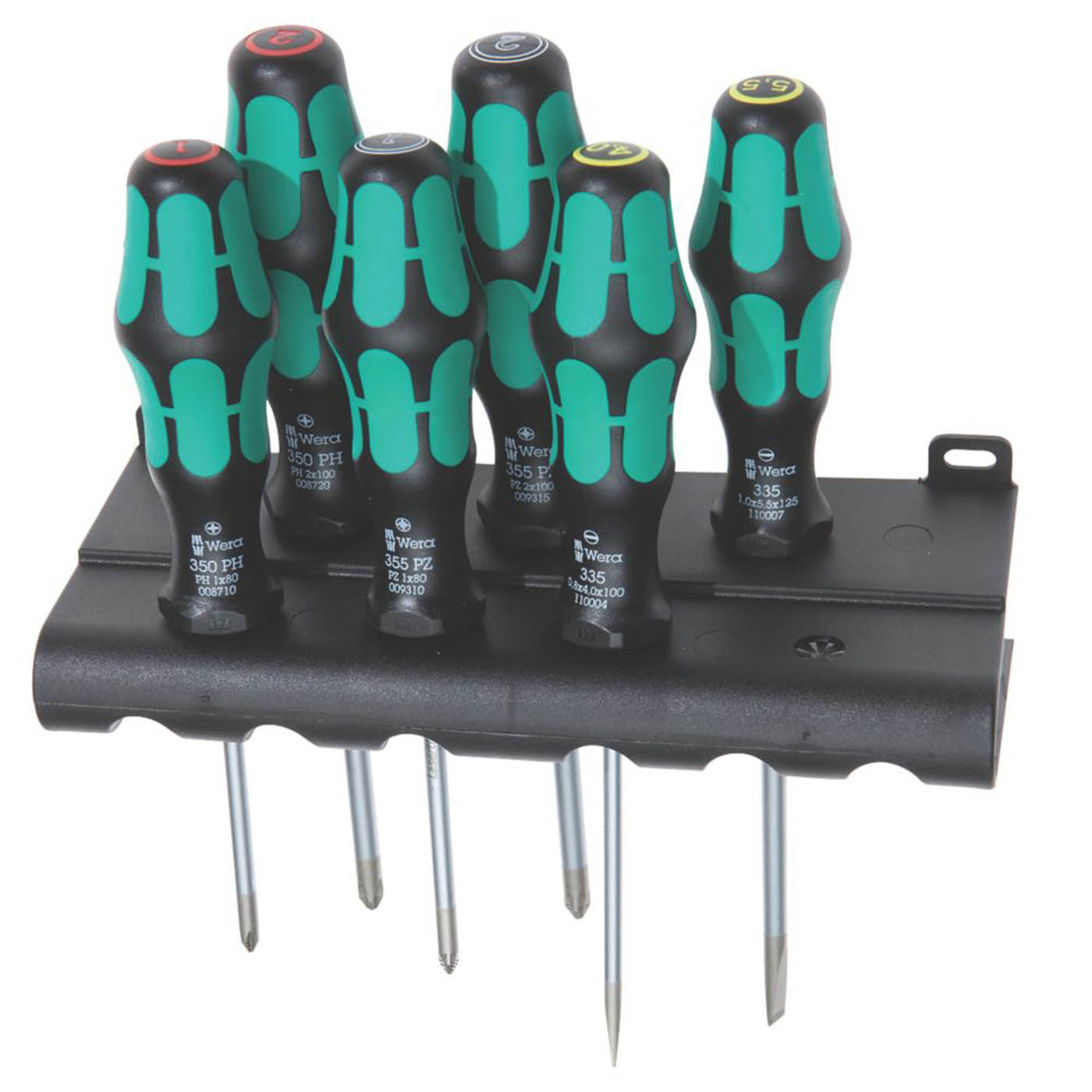 Wera Kraftform Plus Mixed  Lasertip Screwdriver Set 6 Pieces - Image 1