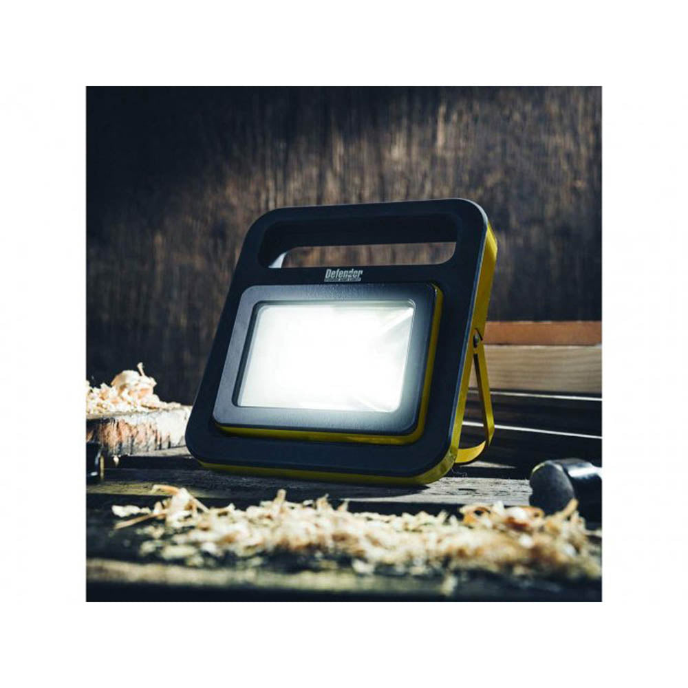 LED Portable Work Light Slimline 20W 110V Mobile Camping DIY Fold Flat Design - Image 1