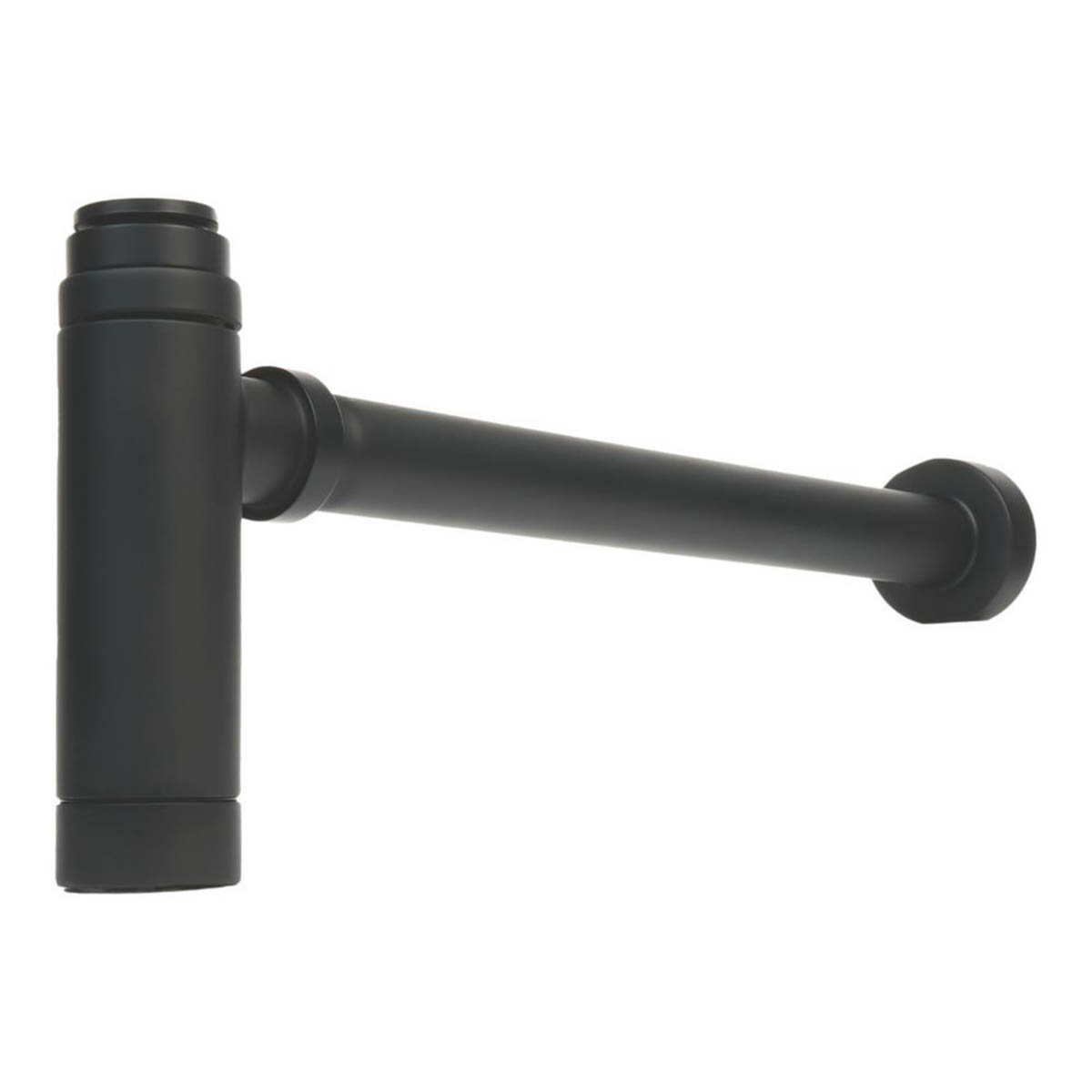 Flomasta  Bottle Trap Matt Black 32mm - Image 1