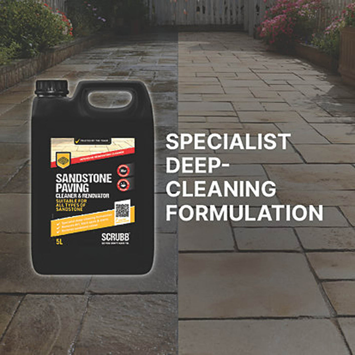 Scrubb   Sandstone Paving Cleaner 5Ltr - Image 2