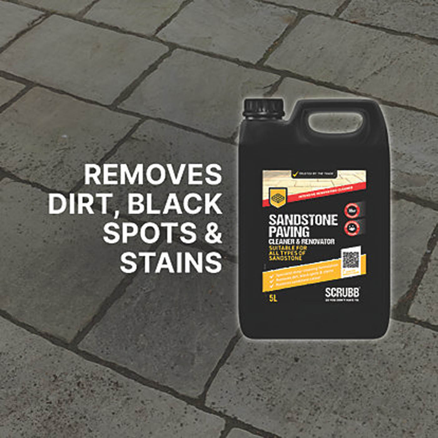 Scrubb   Sandstone Paving Cleaner 5Ltr - Image 3