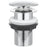 Basin Tap Mono Mixer Silver Clicker Waste Brass Bathroom Contemporary Faucet - Image 5