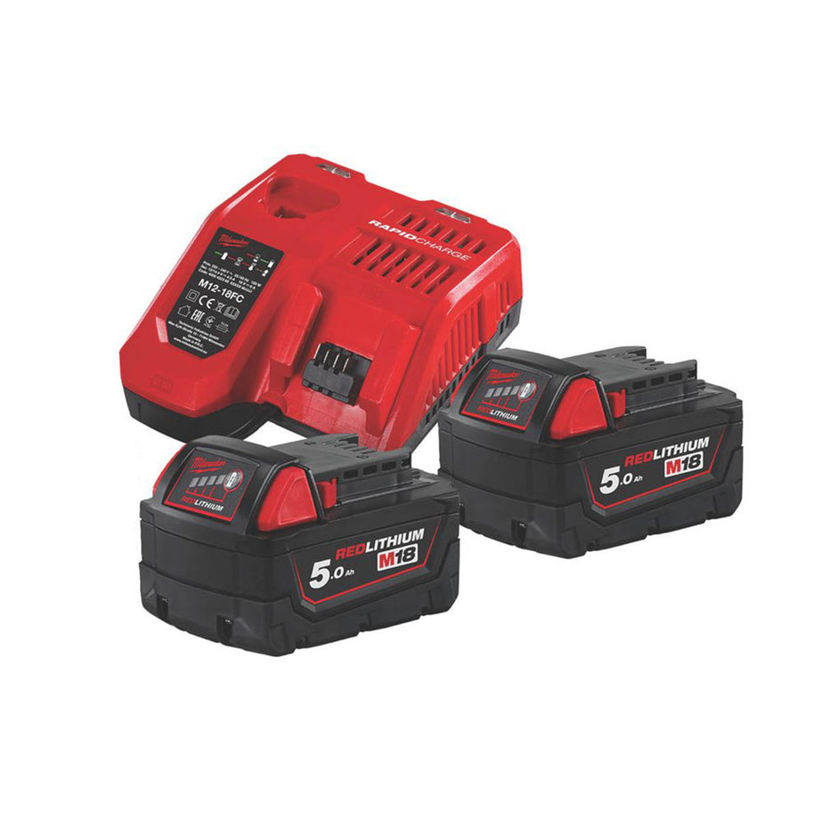 Milwaukee Combi Drill Cordless 18V 2x5.0Ah Li-Ion M18FPD3-502X Brushless Compact - Image 4