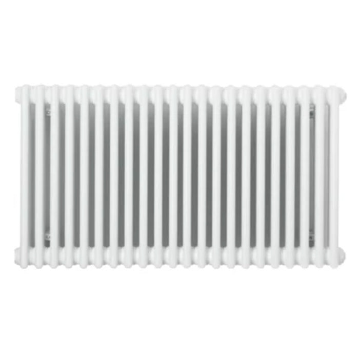 Column Radiator Horizontal Traditional Steel White Heating Panel (H)60x(W)104cm - Image 1