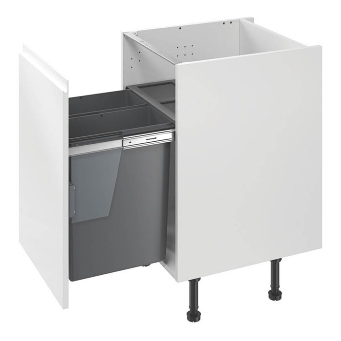 Essentials Vigote Pull-Out Bin Anthracite 58Ltr - Image 3