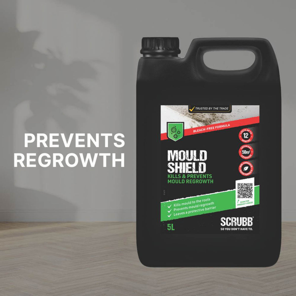 Scrubb Mould Removal Kit Prevents Recurring 2 Step Treatment Long Lasting 50 m² - Image 2