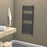 Towel Rail Radiator Bathroom Heater Matt Black Vertical Modern 572W 120x50cm - Image 1