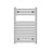 Towel Radiator Rail Gloss Chrome Bathroom Ladder Warmer Steel 271W H800xW500mm - Image 1