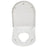 Toilet Seat Soft Close White D Shape Quick Release Adjustable Anti-Bacterial - Image 2