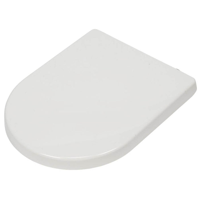 Toilet Seat Soft Close White D Shape Quick Release Adjustable Anti-Bacterial - Image 5