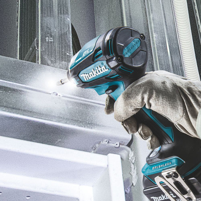 Makita Impact Driver Cordless Compact Powerful DTD172Z 18V Li-Ion LXT Body Only - Image 2