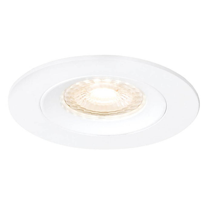 4lite Downlights LED Warm White Round Matt White Compact Triac Dimmable 10 Pack - Image 2