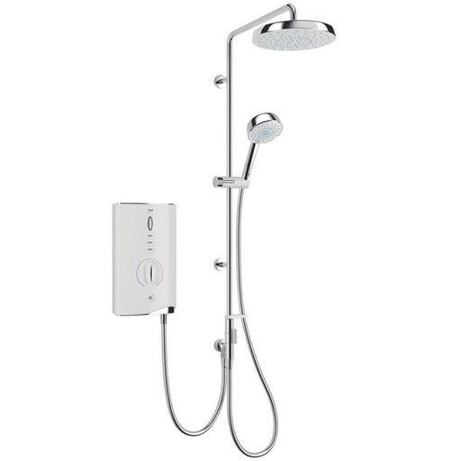 Mira Sport Max Dual White / Chrome 9kW  Electric Shower - Image 1