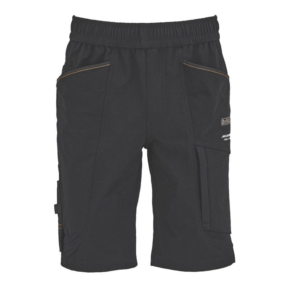DeWalt Mens Work Shorts Jogger Black Stretch McLaren F1 Team Temple M 32-40" W - Image 2