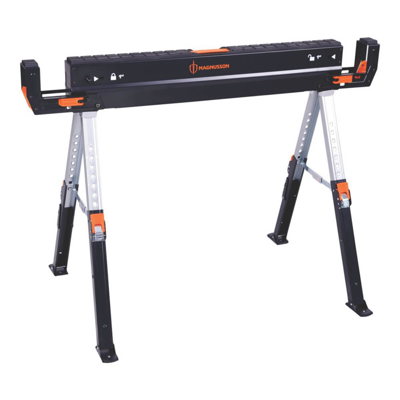 Magnusson Saw Horse Folding Adjustable Height Extendable Support Arms 980mm - Image 2