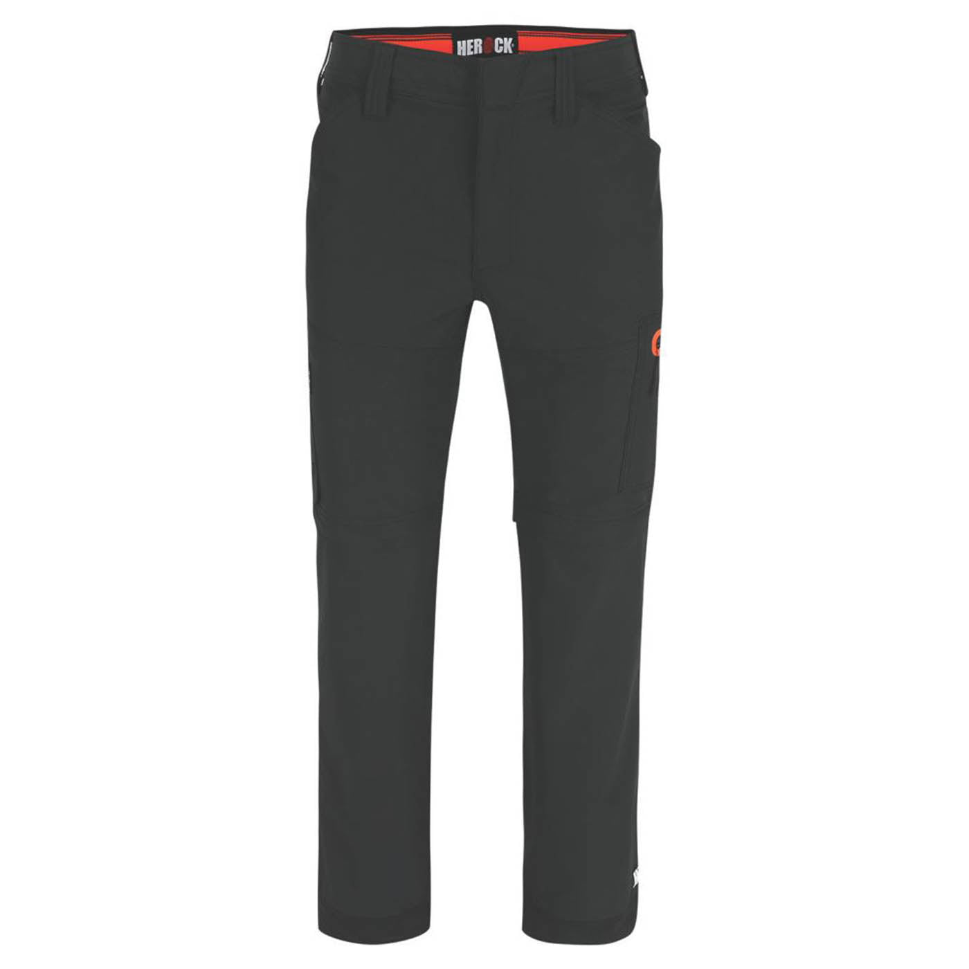 Herock Mens Trousers 6 Pockets Zip-Off Leg Black Breathable 38" W 32" L - Image 1