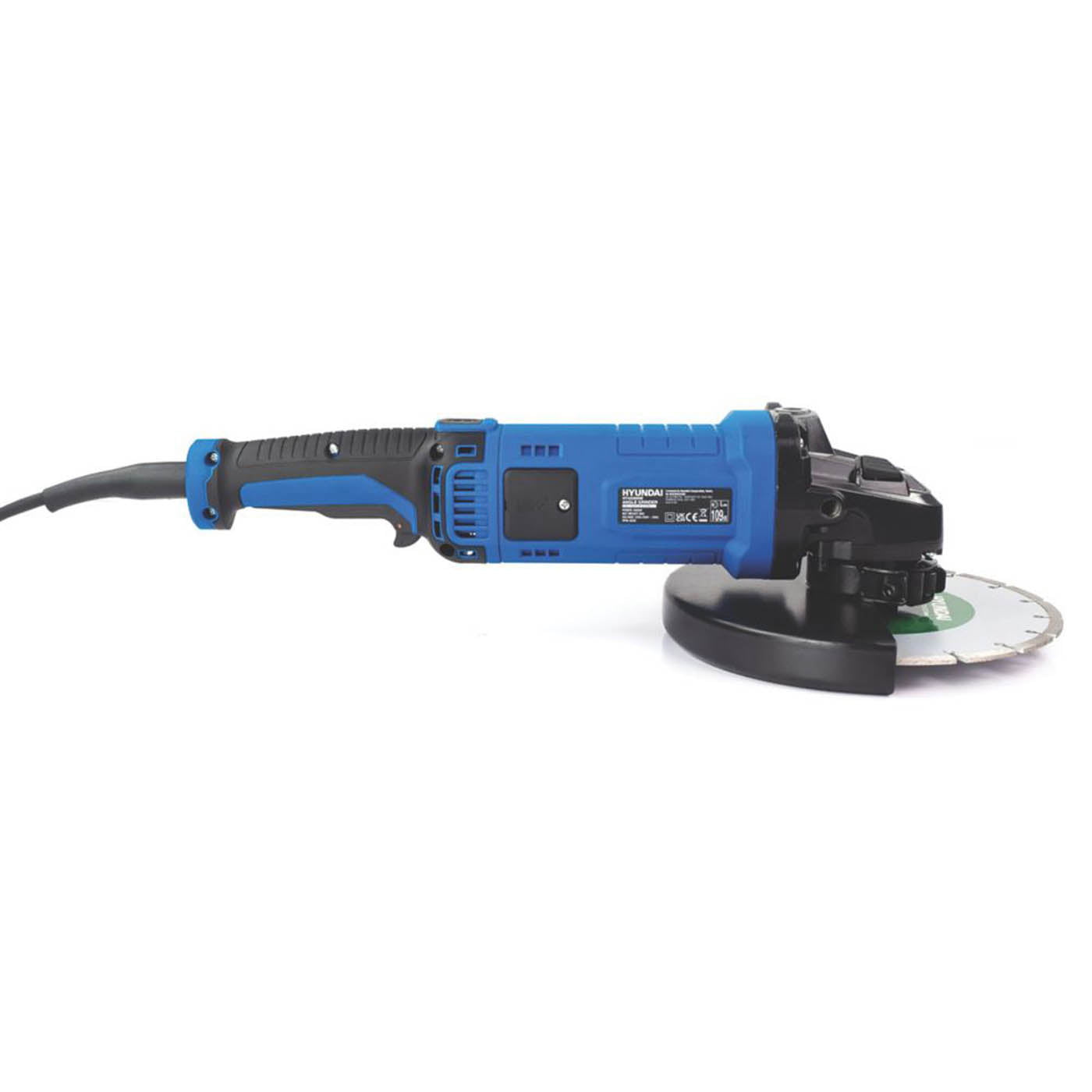 Hyundai Angle Grinder Electric HYAG2000E 2000W Cutting Grinding Tool 240V - Image 3