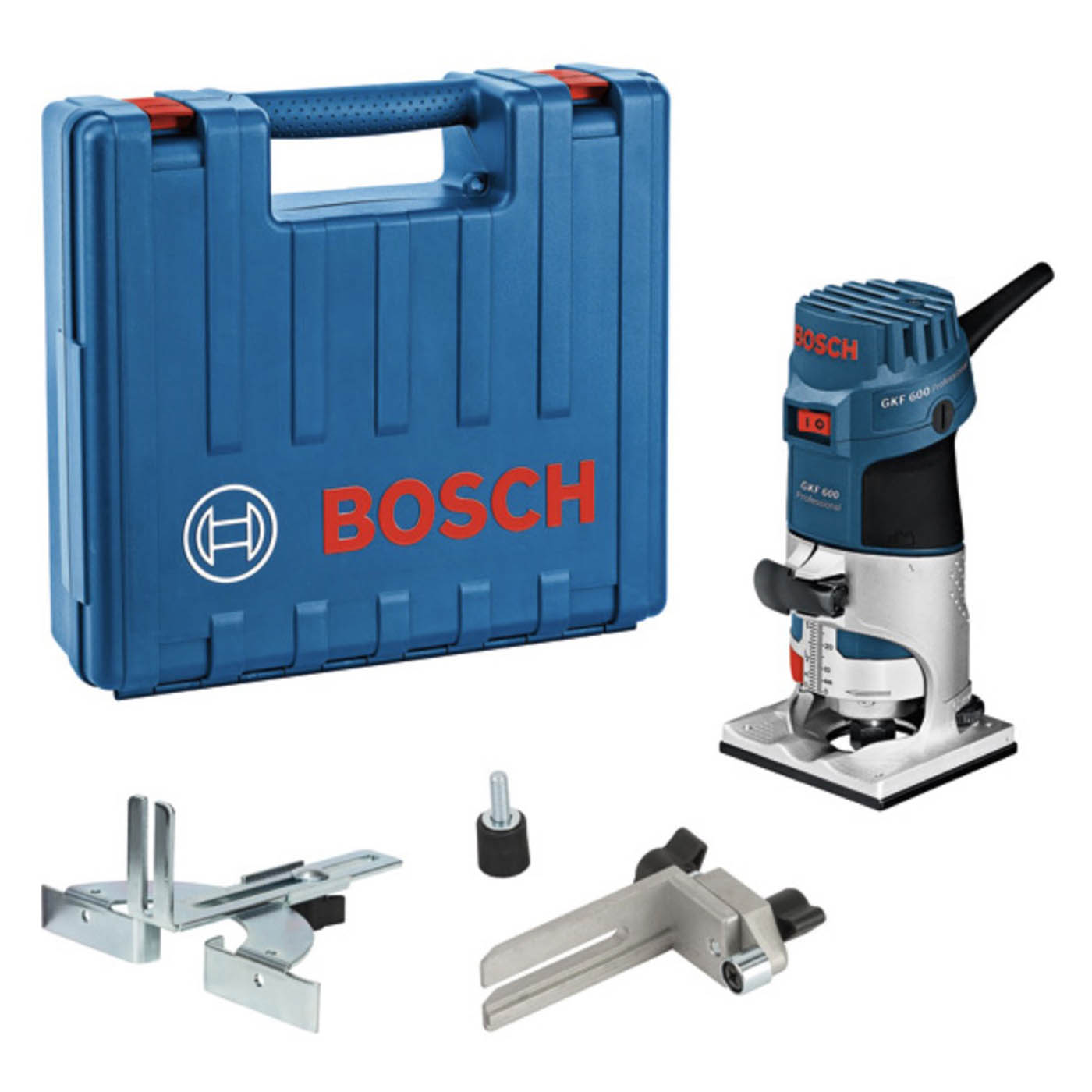 Bosch Palm Router Electric GKF600 Heavy Duty Woodworking Ergonomic Compact 600 W - Image 1