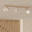 Ceiling Spot Light Bar 3 Way Sandy White Modern Minimalist Livingroom Kitchen - Image 2