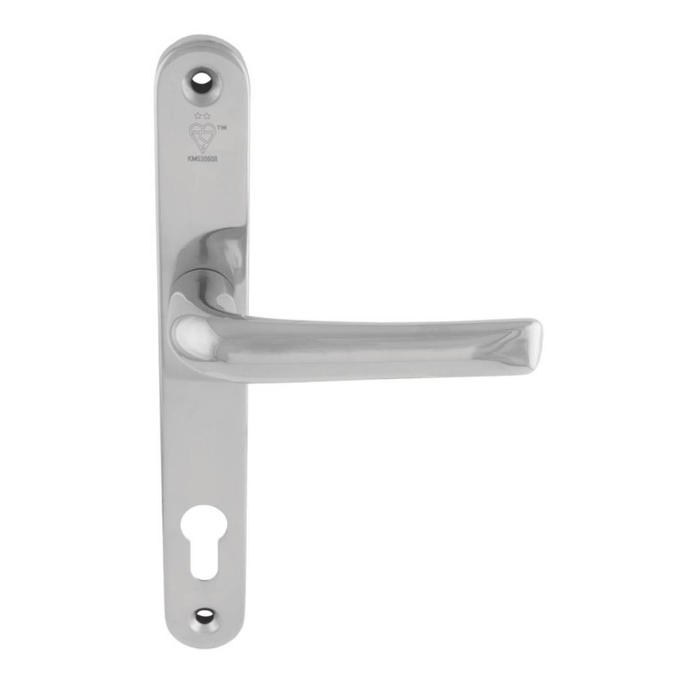 Smith & Locke  Door Handles Pair Polished Chrome - Image 1