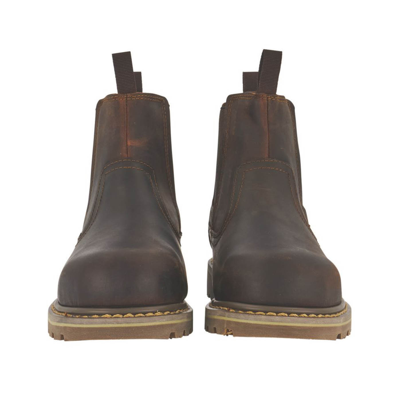 Site Safety Dealer Boots Womens Standard Fit Brown Work Shoes Steel Toe Size 3 - Image 4