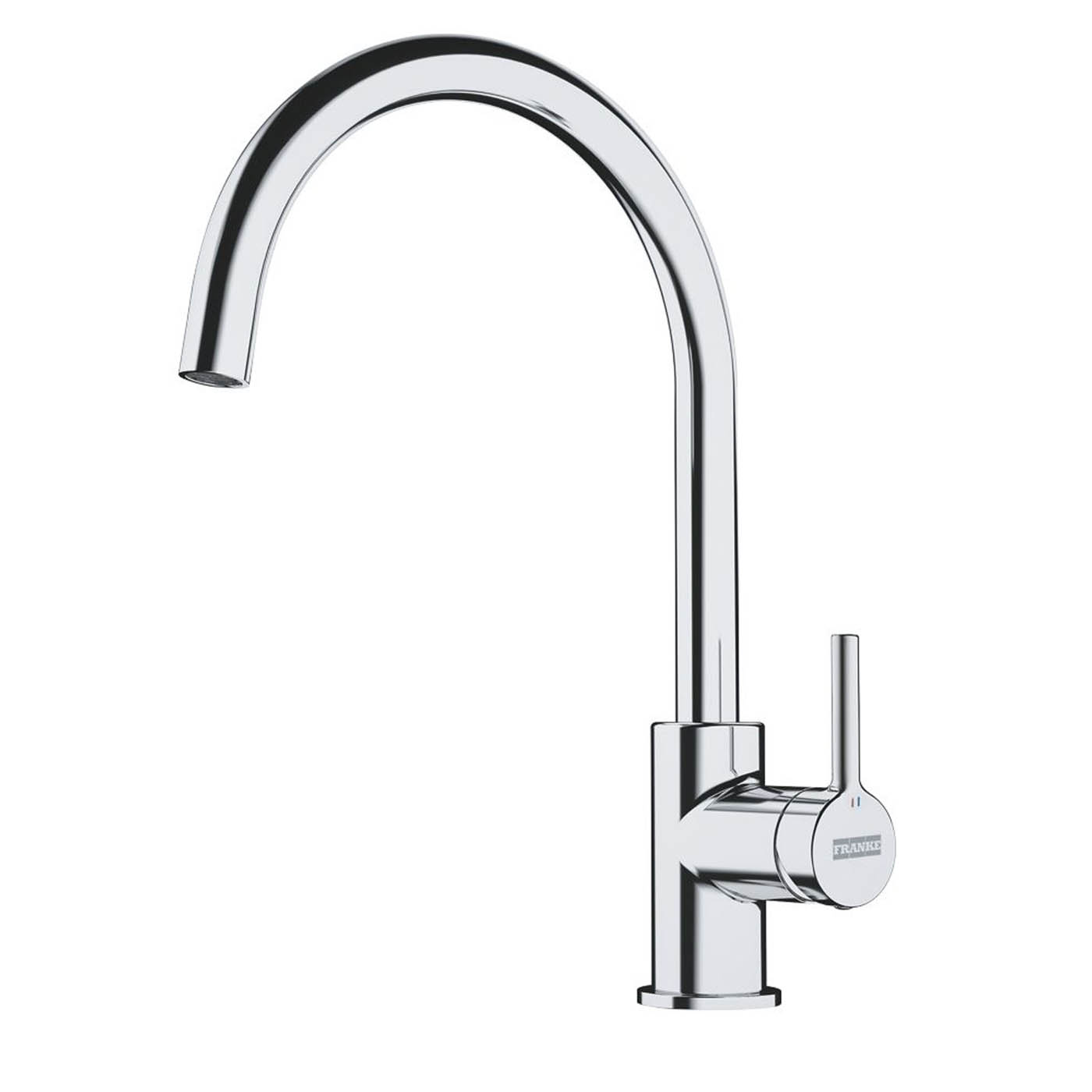 Kitchen Tap Mono Mixer Chrome Single Lever Swivel Spout Brass Modern Faucet - Image 1