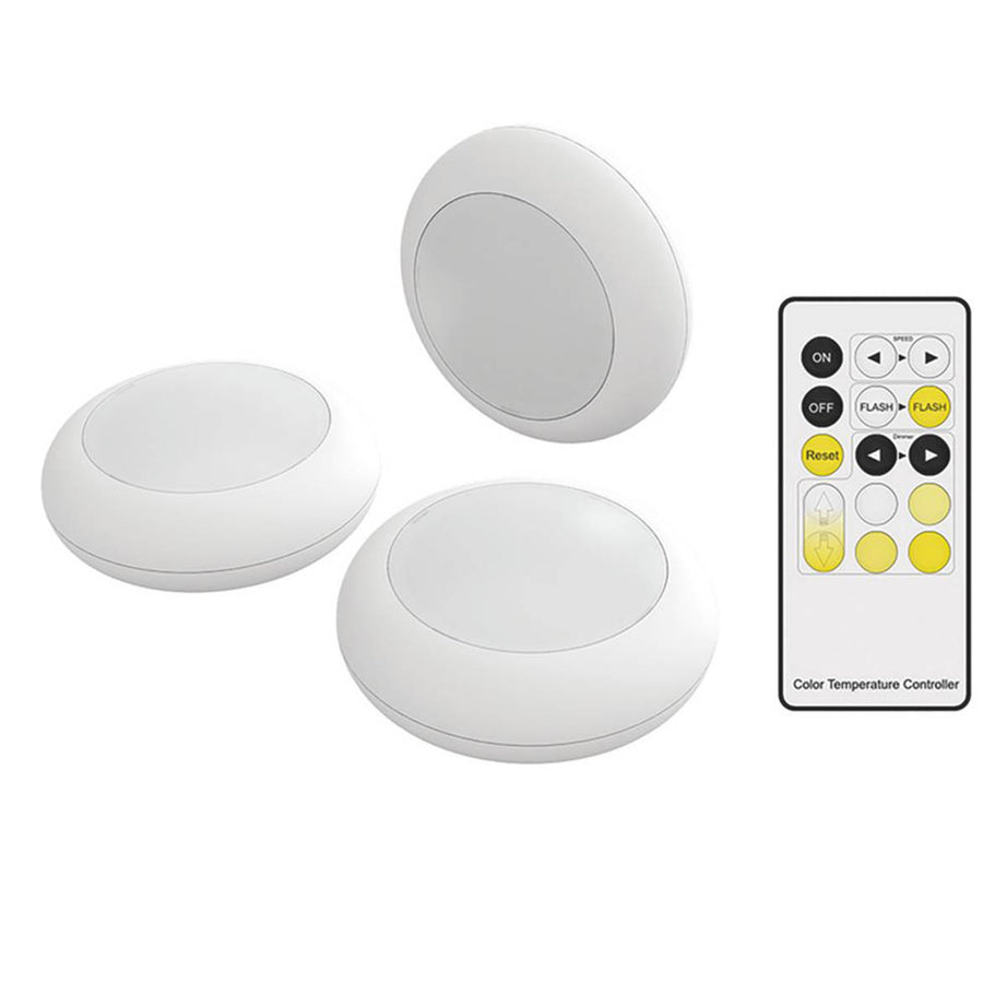 Calex Spot On Series  LED Spotlights White 8lm 3 Pack - Image 1