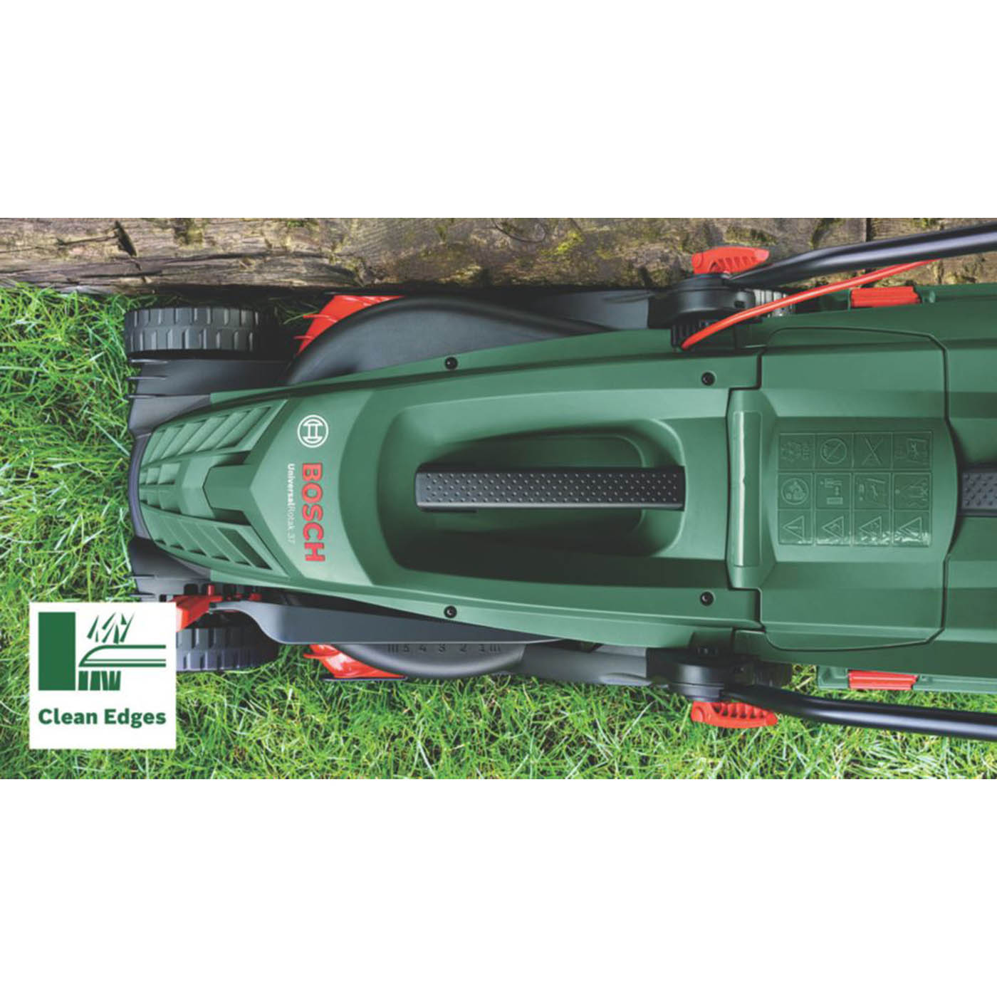 Bosch Rotary Lawnmower Corded Electric UniversalRotak Compact 1400W 37cm 230V - Image 4
