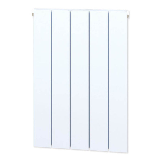 Towelrads Designer Radiator White Vertical Lightweight Slim Modern 600mm x 400mm - Image 1