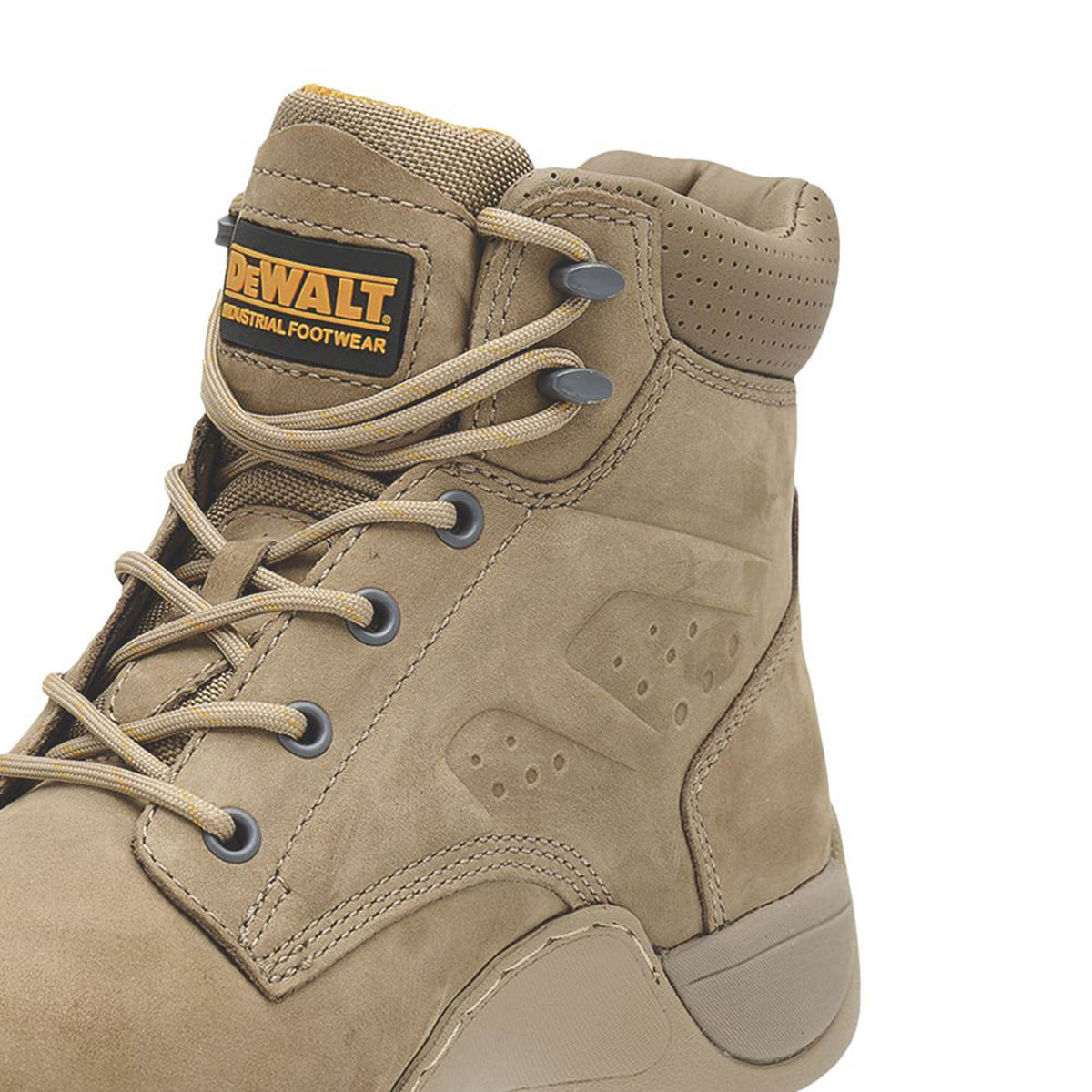 DeWalt Safety Boots Mens Standard Fit Stone Leather Lightweight Steel Toe Size 7 - Image 6
