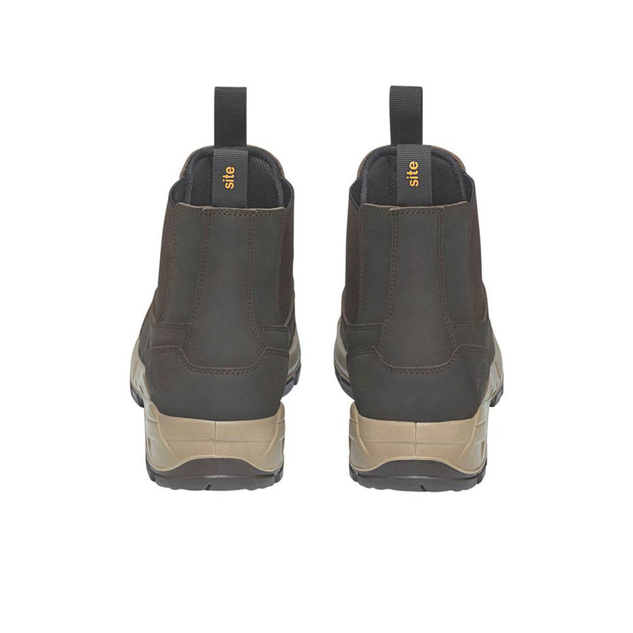 Site Safety Dealer Boots Mens Standard Fit Brown Waterproof Steel Toe Size 9 - Image 6