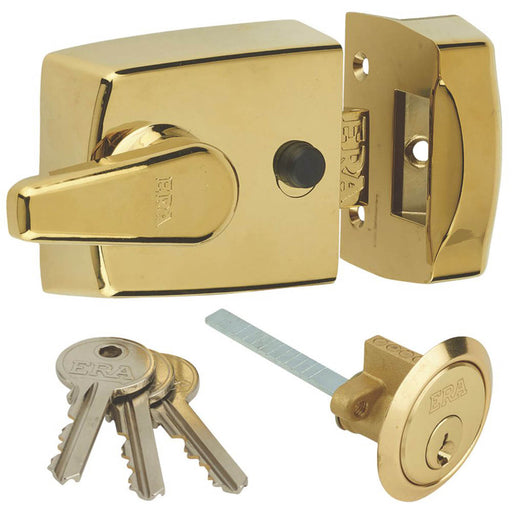 ERA 1630-31 Replacement Night Latch Brass 60mm Backset - Image 1