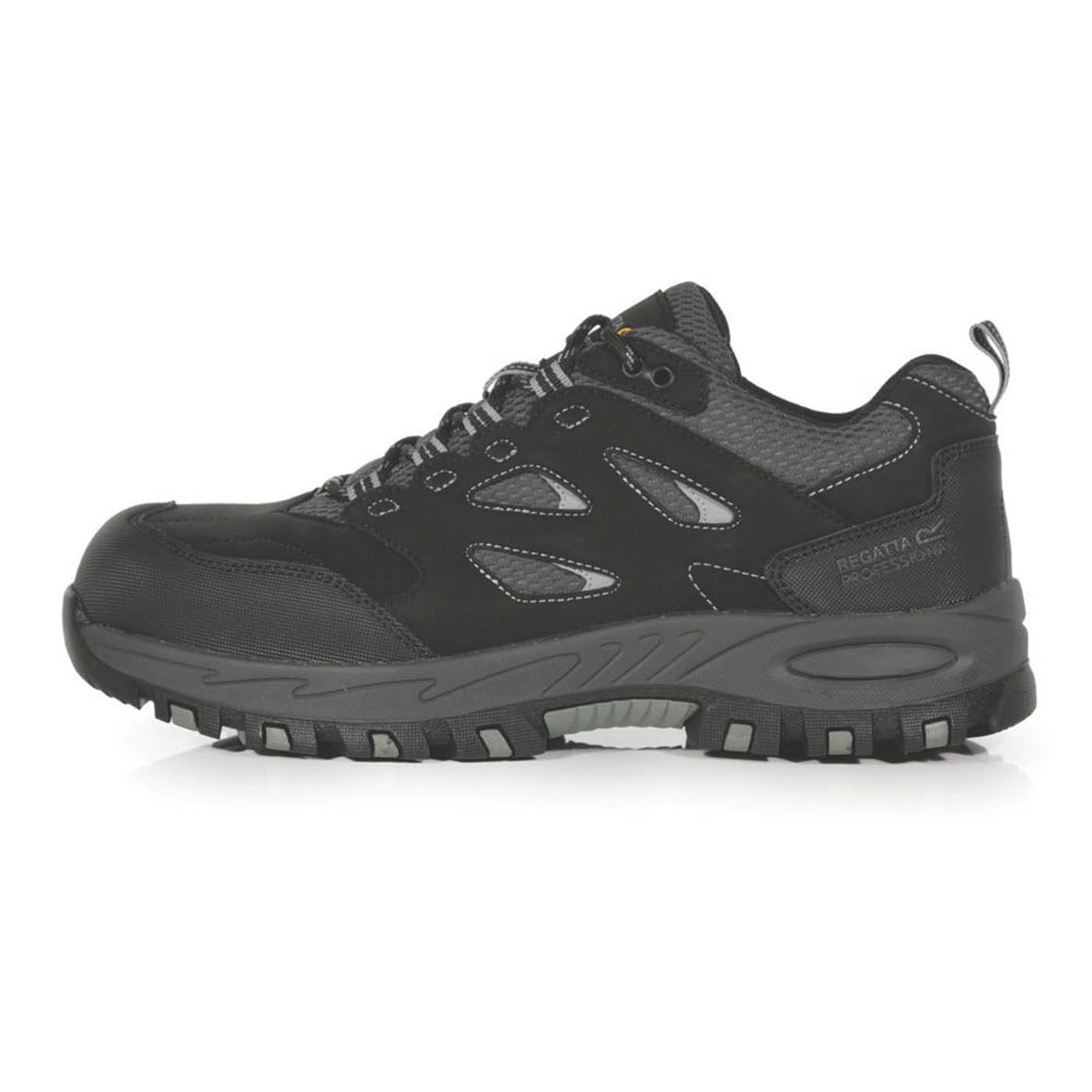 Regatta Mudstone S1 Size 10  Black/Granite  Water-Resistant Steel Toe Cap Safety Trainers - Image 2