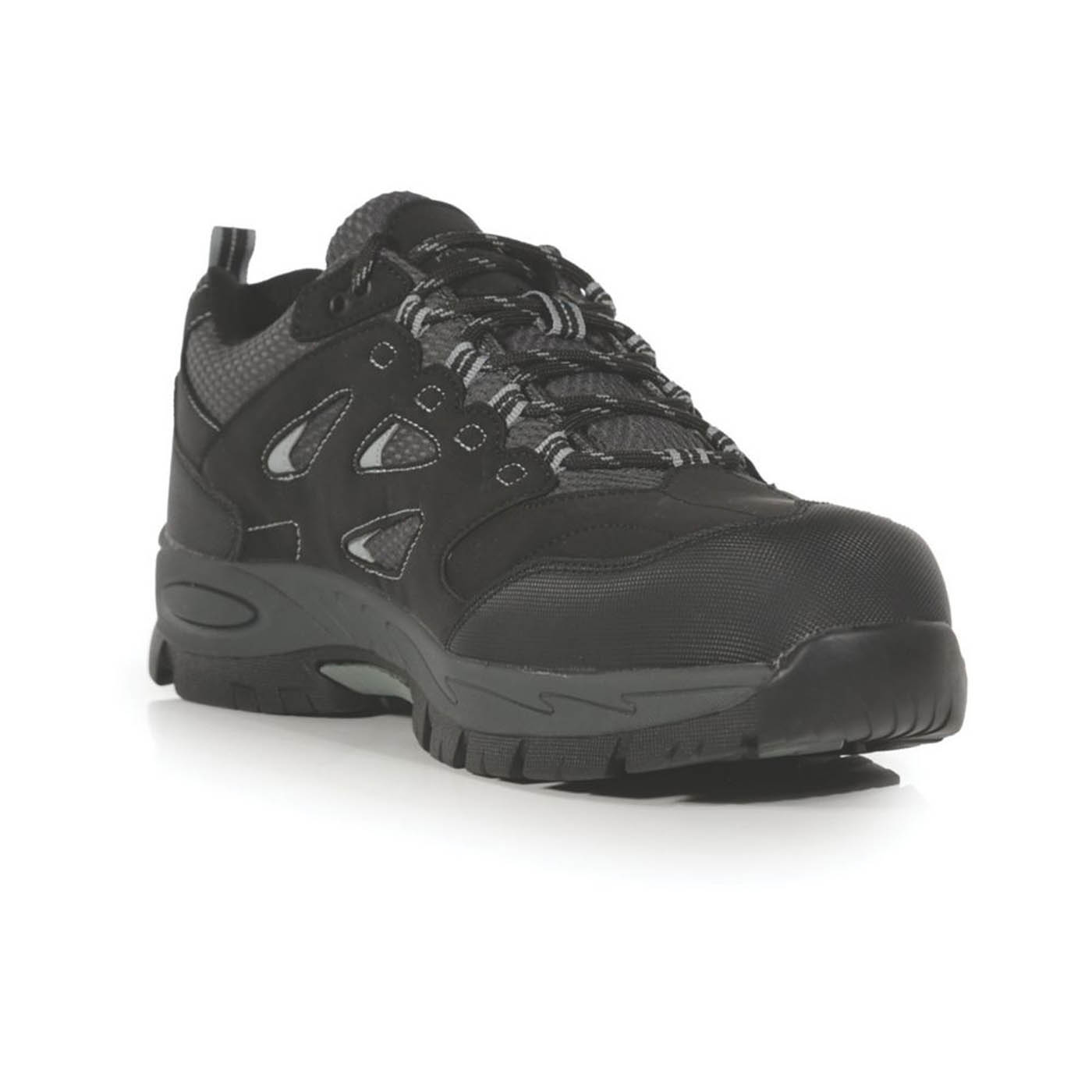 Regatta Mudstone S1 Size 10  Black/Granite  Water-Resistant Steel Toe Cap Safety Trainers - Image 3