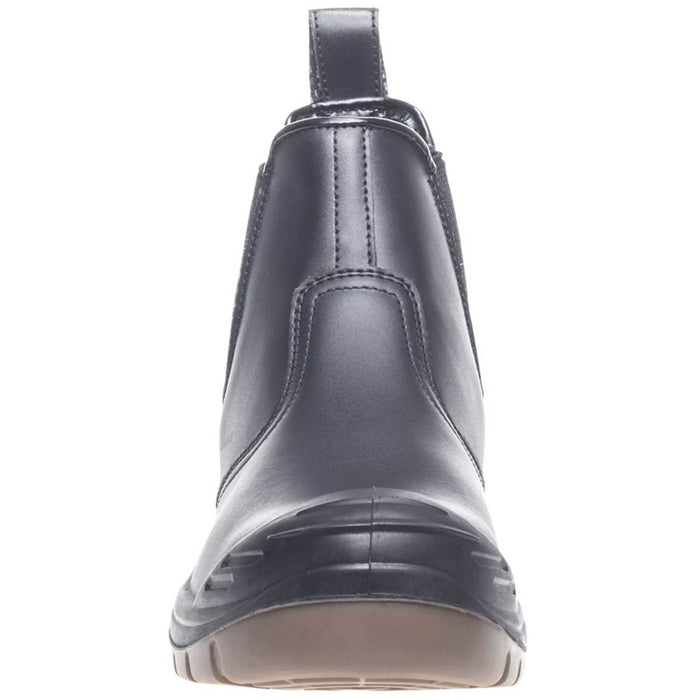 Mens Safety Work Boots Dealer Slip On Black Steel Toe Cap Comfort Size 9 - Image 3