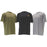 DeWalt T-Shirt Black Gunsmoke Grey Short Sleeve Breathable X Large 3 Pack - Image 1