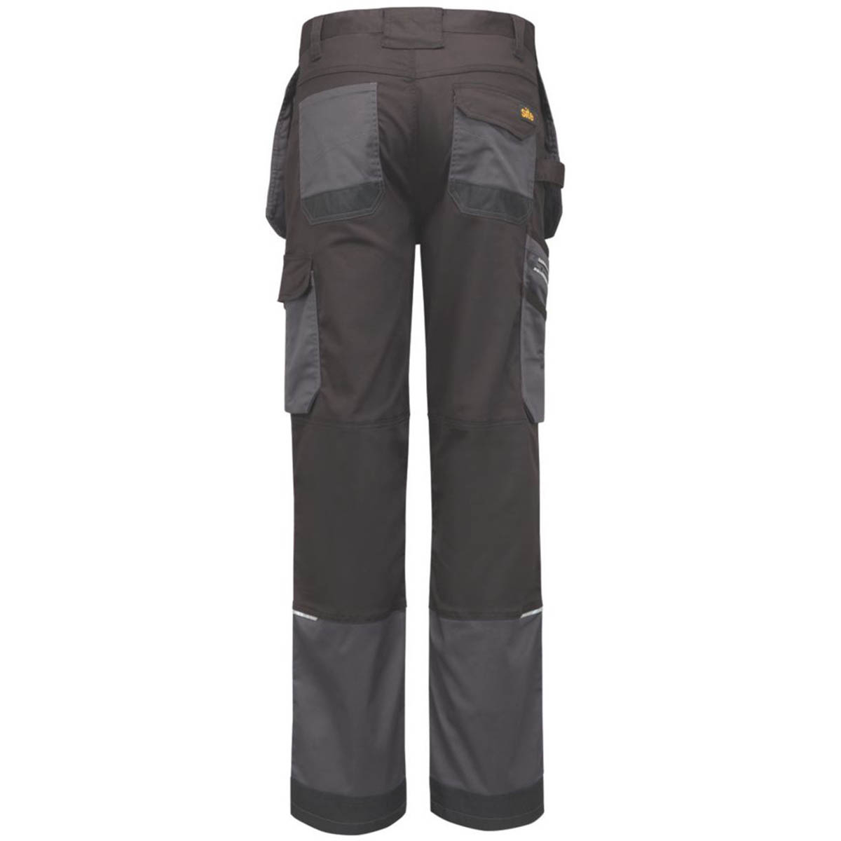 Site Work Trousers Mens Regular Fit Grey Black Stretch Multi Pockets 32"W 34"L - Image 6