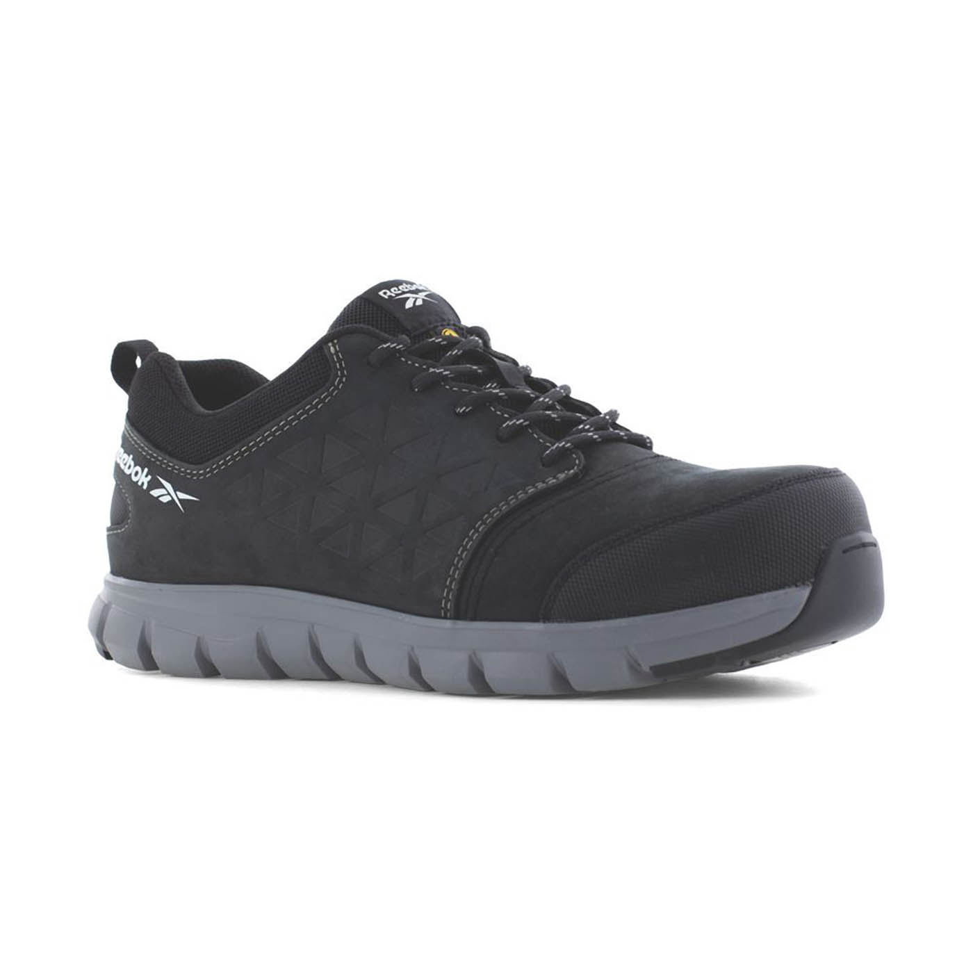Reebok Safety Trainers Unisex Wide Fit Black Work Boots Aluminium Toe Size 6 - Image 1