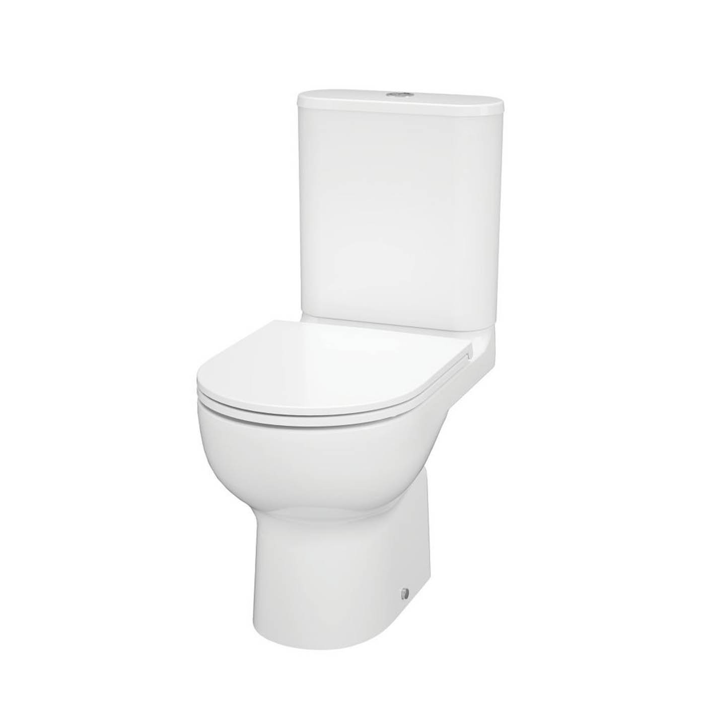 Swirl Caldew Soft-Close Slim Vortex Rimless Toilet with Cistern Dual-Flush 4.5Ltr - Image 1