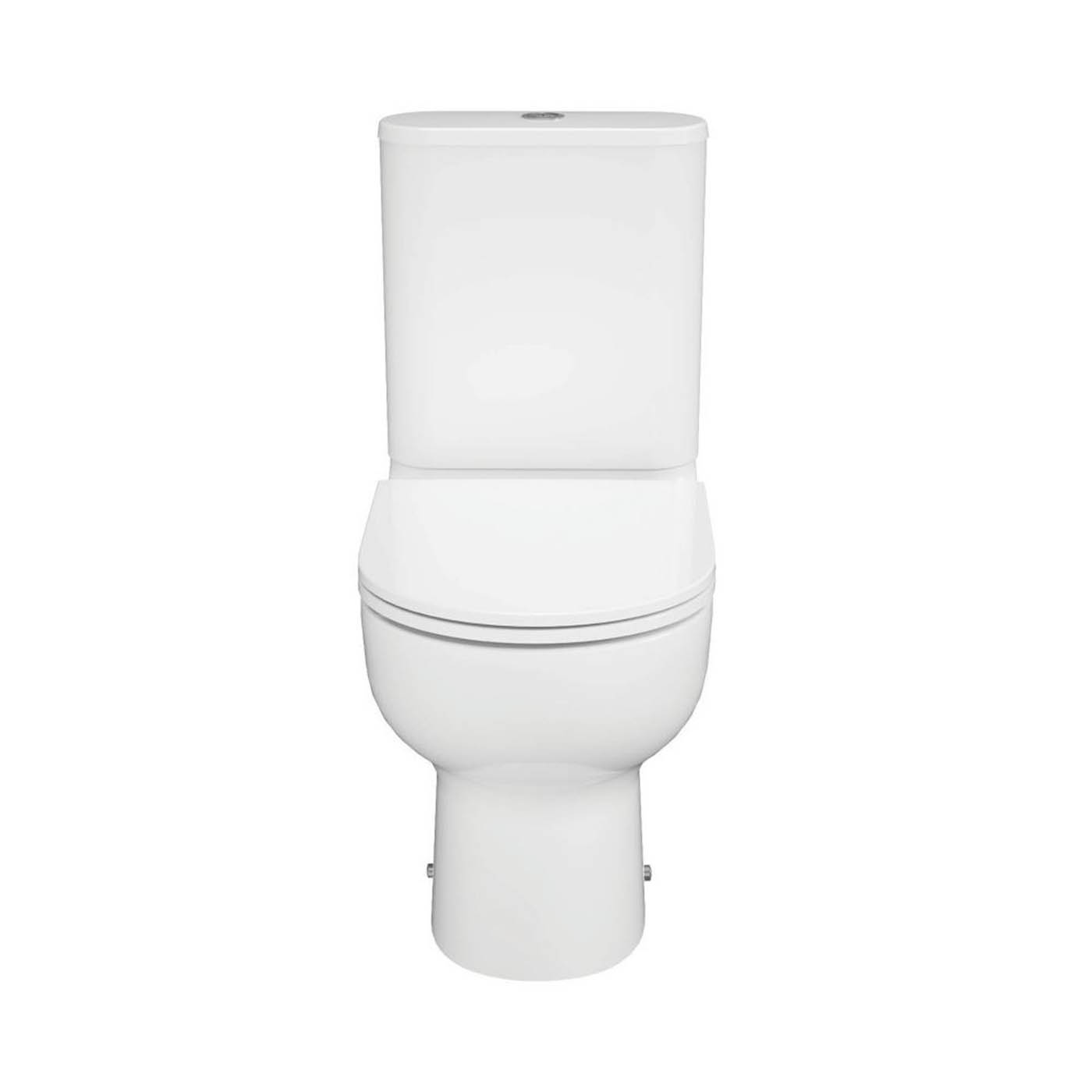 Swirl Caldew Soft-Close Slim Vortex Rimless Toilet with Cistern Dual-Flush 4.5Ltr - Image 2
