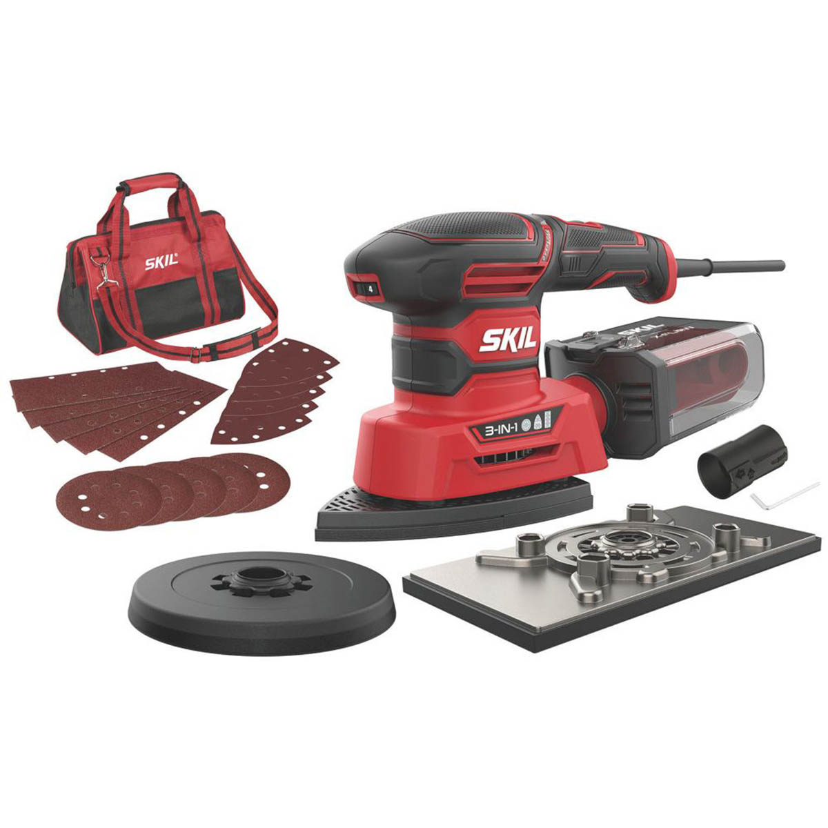 Skil Multi Sander Electric SR1U7280DA Powerful 3in1 Variable Speed Compact 250W - Image 1