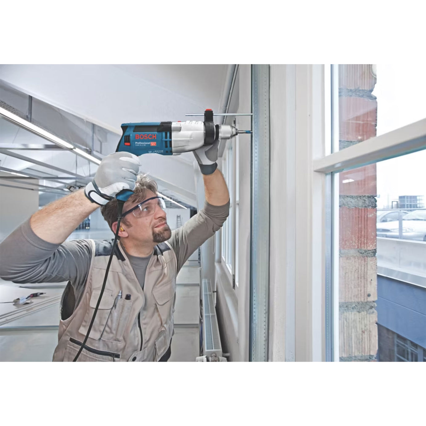 Bosch Impact Drill GSB21-2 Electric Powerful Soft Grip Heavy Duty Durable 1100W - Image 3