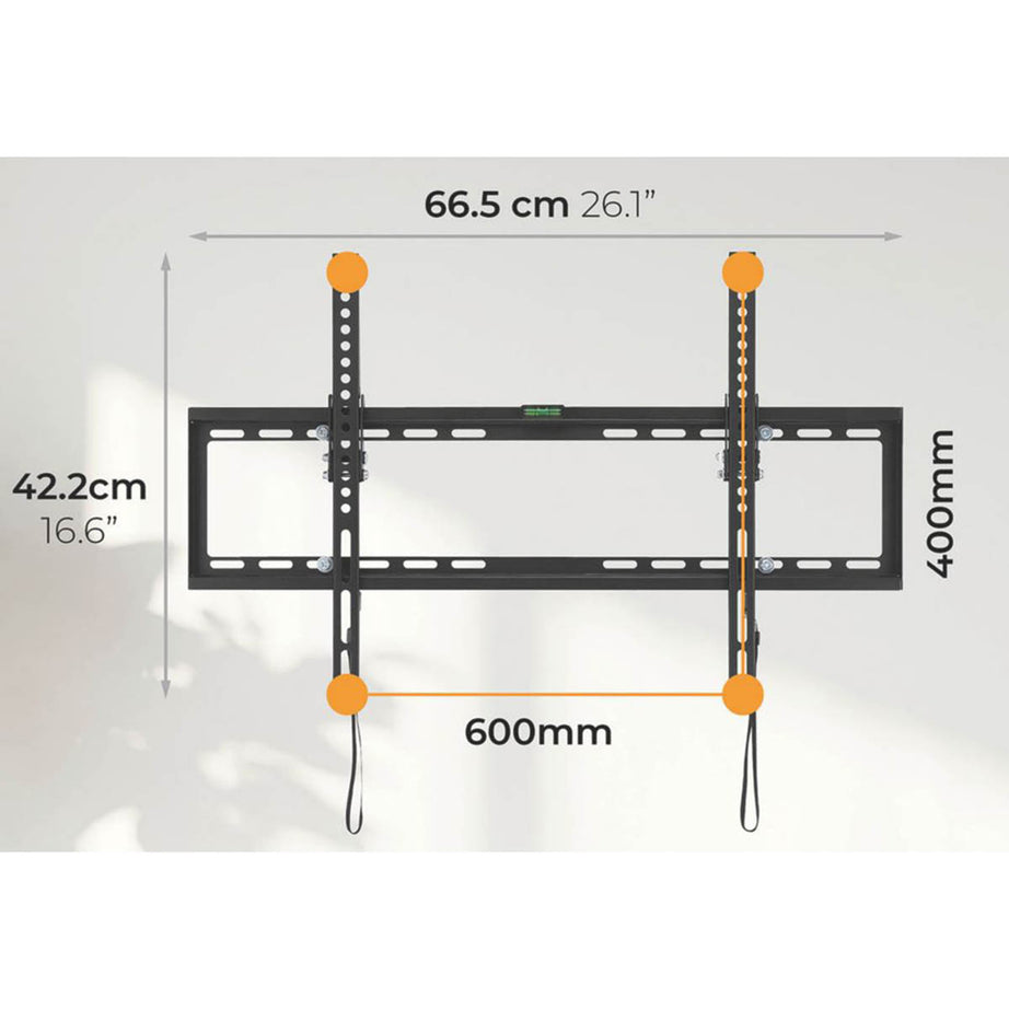 Ross TV Bracket Tilt For 50-85" Screens RTMT600 Steel Construction Swivel Tilt - Image 5
