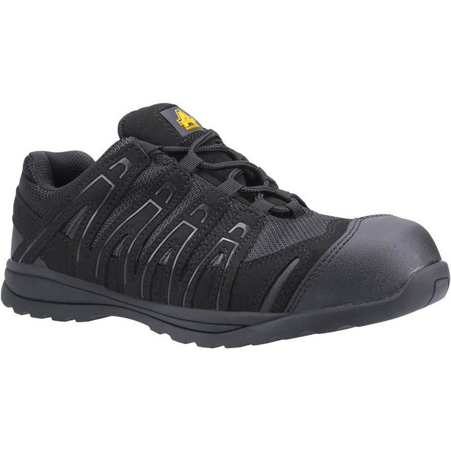 Amblers Safety Trainers Black Composite Toe Cap Breathable Lightweight Size 11 - Image 1