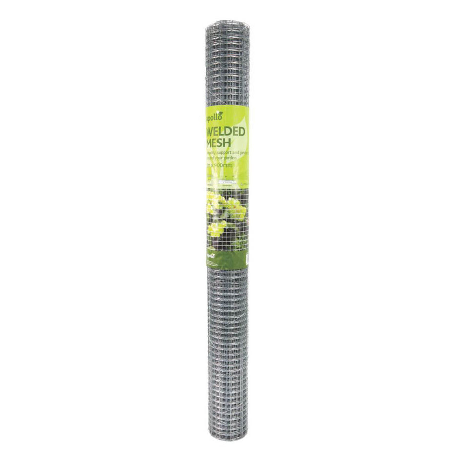 Apollo Mesh Roll 13 x 25mm Galvanised Steel Welded Wire Fence 0.9 x 6m - Image 1