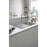 Kitchen Mixer Tap Mono Dual Lever Swivel Spout Chrome Modern Sink-Mounted - Image 3