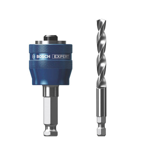 Bosch Hex Shank Holesaw Arbour & Pilot Drill Bit ¼" - Image 1