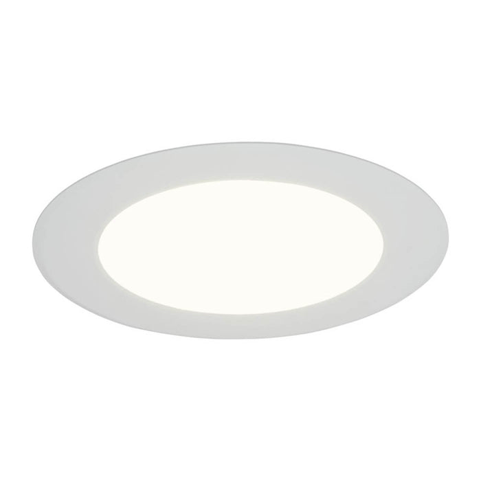 LED Downlight Ceiling Fixed Slim Round White Low-Profile Cool White 4 Pack - Image 1