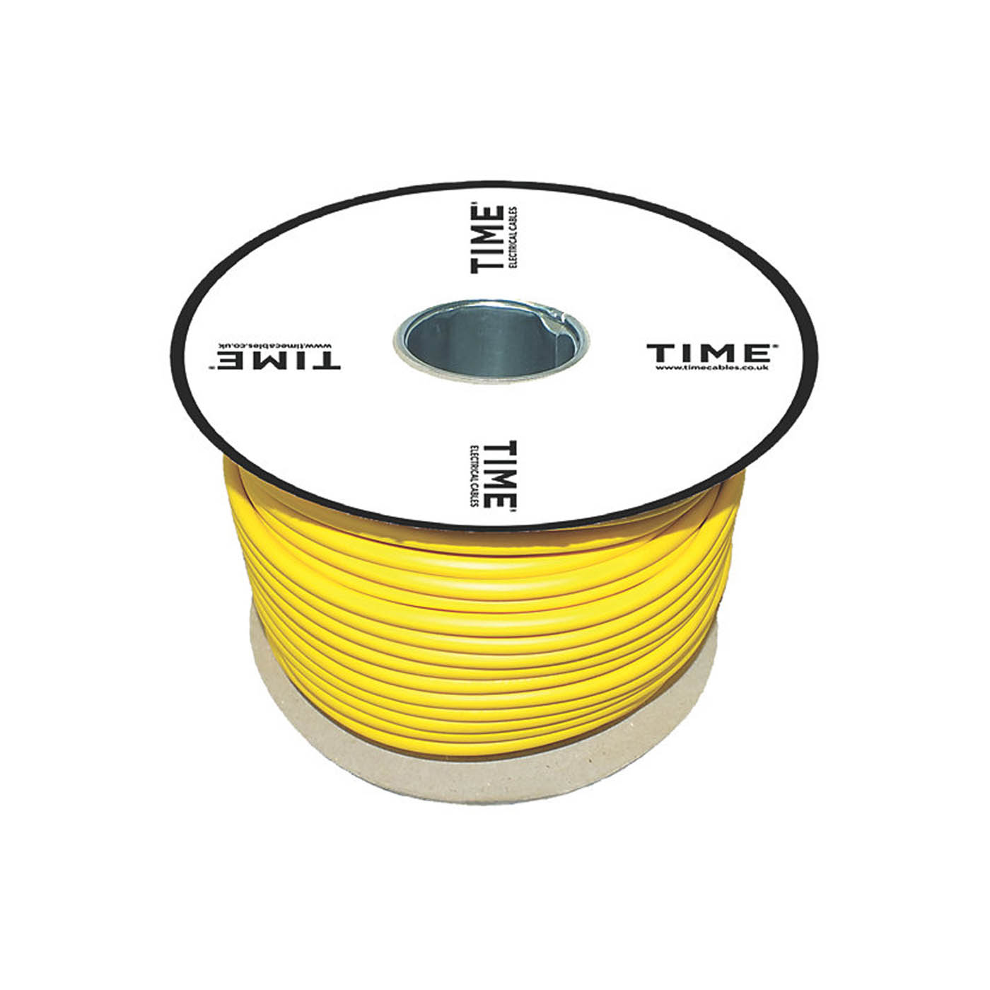 Time 3-Core Cable Flexible Yellow Drum PVC Sheathed Compact Durable 2.5mm² x 50m - Image 1