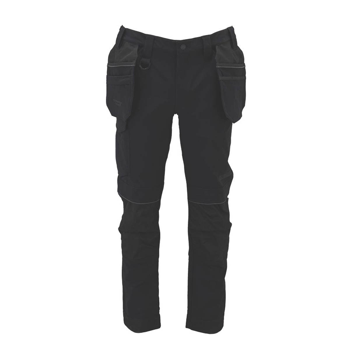 DEWALT Reno Work Trousers Black 32" W 31" L - Image 2